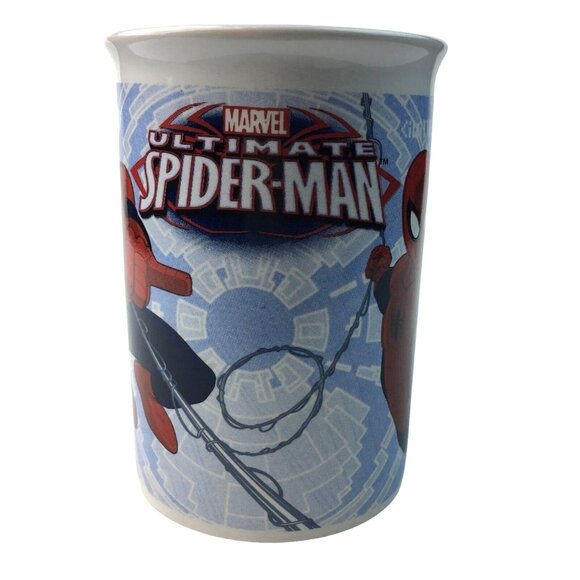 Spiderman Mug Collectible Marvel Comic Ultimate 10 oz White Tea Coffee Cup u - Picture 3 of 6